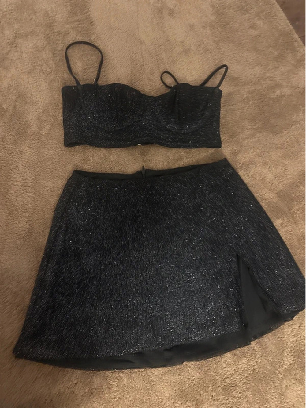 Baby boo sparkly skirt set medium